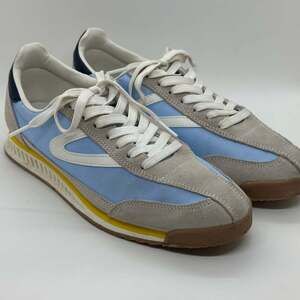 Tretorn Rawlins 2.0 Miami Blue Suede Textile Lace-up Rubber Sole Sneakers